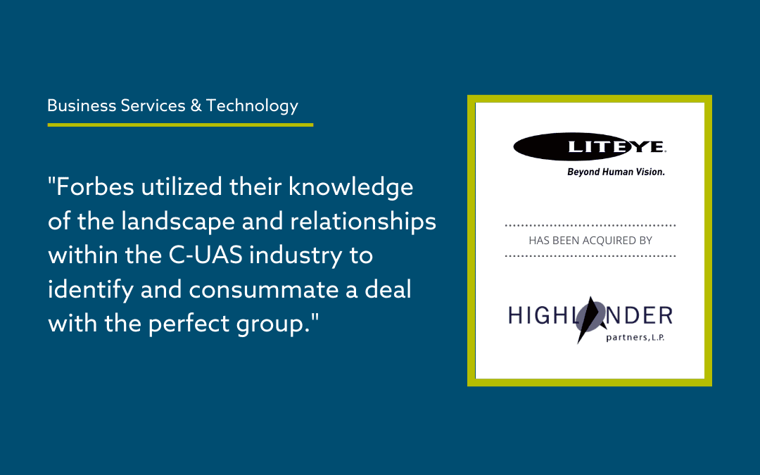 Liteye Systems sold to Highlander Partners